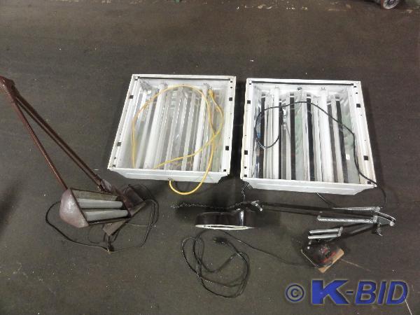 lot 264 image: (4) Work Lights to Include (1) Mag...