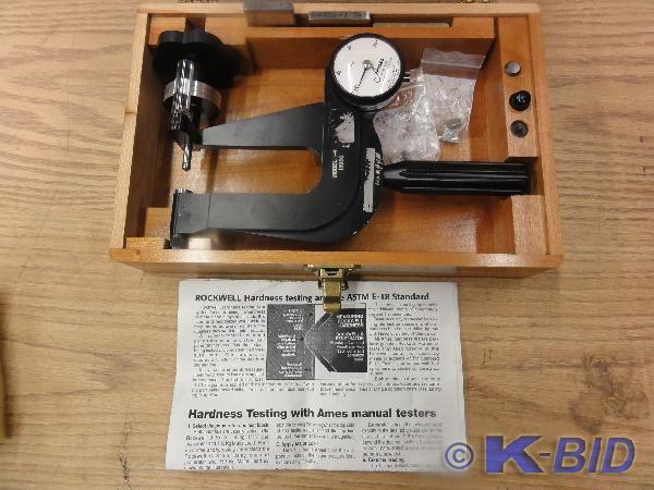 lot 281 image: Ames Precision Hardness Tester Mode...