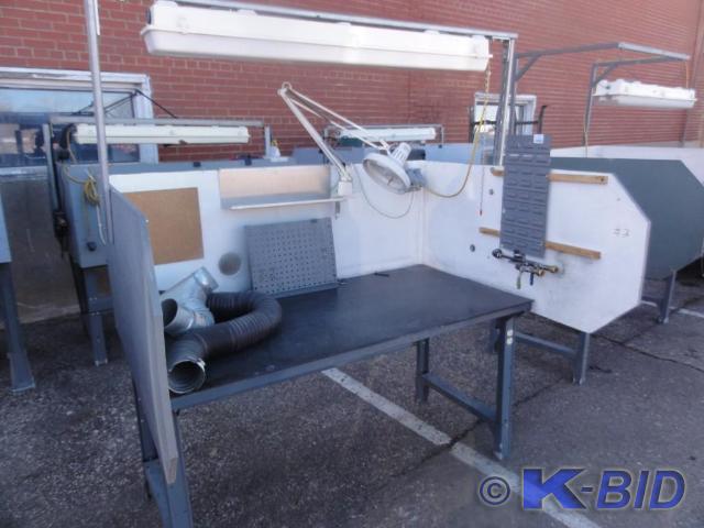 lot 300 image: Personal Workstation Bench 30 x 60...