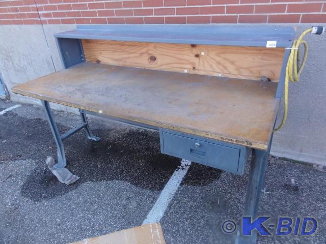 lot 307 image: Work Bench 30 x 72 Electrical Out...