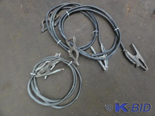 lot 315F image: (3) Assorted Grounding Clamps