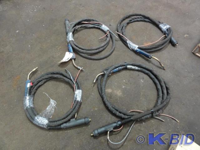 lot 319 image: (4) Assorted Mig Torches Team Bimze...