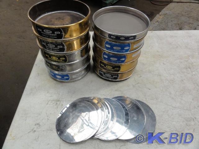 lot 355 image: (10) USA Standard Testing Sieves t...