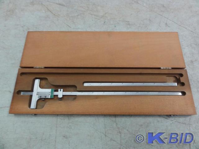 lot 356 image: Starrett No 448 Depth Gauge With 6...