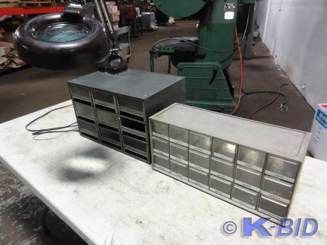 lot 363 image: (2) Parts Bins and a Dayton Model 2...