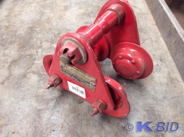 lot 377 image: Budgit 12 ton I-beam&nbsptrolly