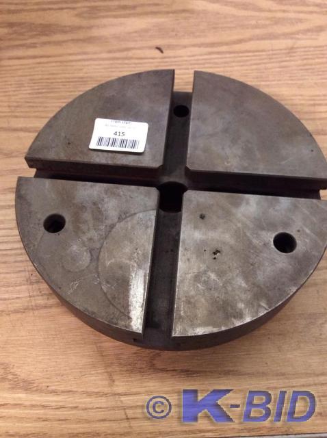 lot 415 image: 9-12 T-Slotted Face Plate