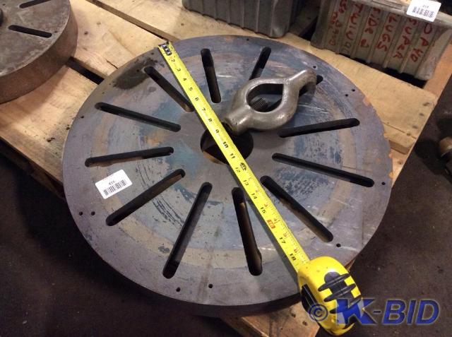 lot 416 image: 19-34 Face Plate and Lathe Dog