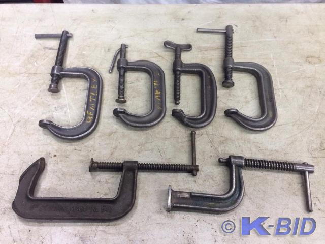 lot 42 image: (6) assorted clamps to include Wil...