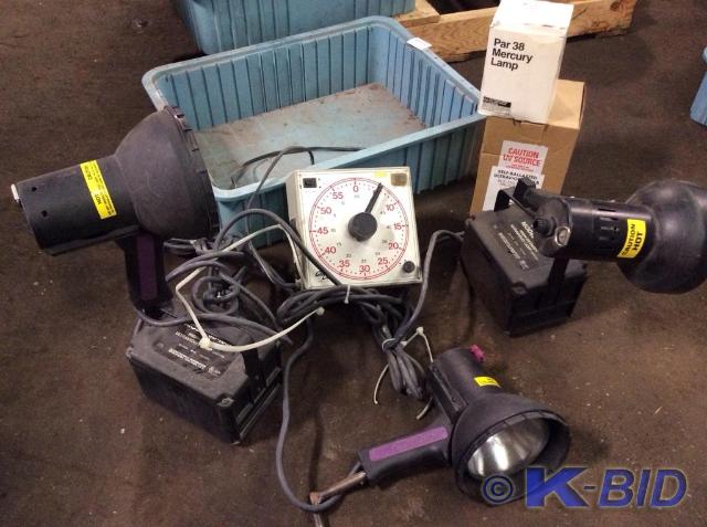 lot 422 image: (3) Spectroline&nbspUV Lights (2) ...