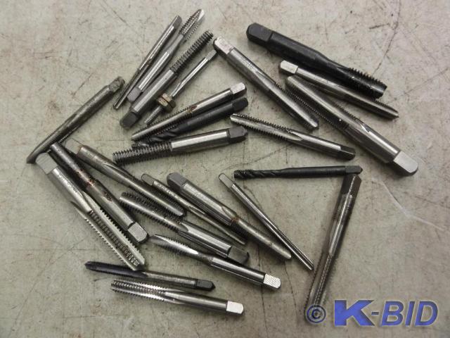 lot 57 image: (25) Assorted Taps 8-32 up to 38-1...