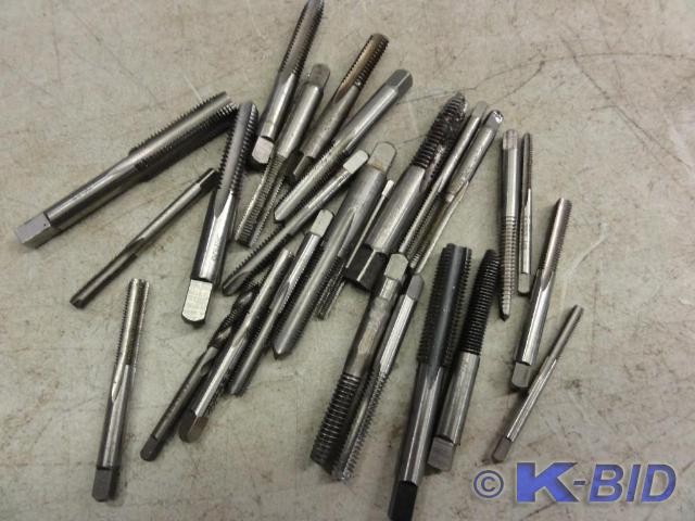 lot 58 image: (25) Assorted Taps 8-32 up to 38-1...