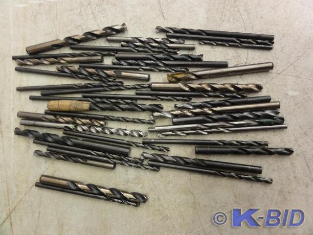 lot 61 image: (40) Assorted Drill Bits 316 up t...