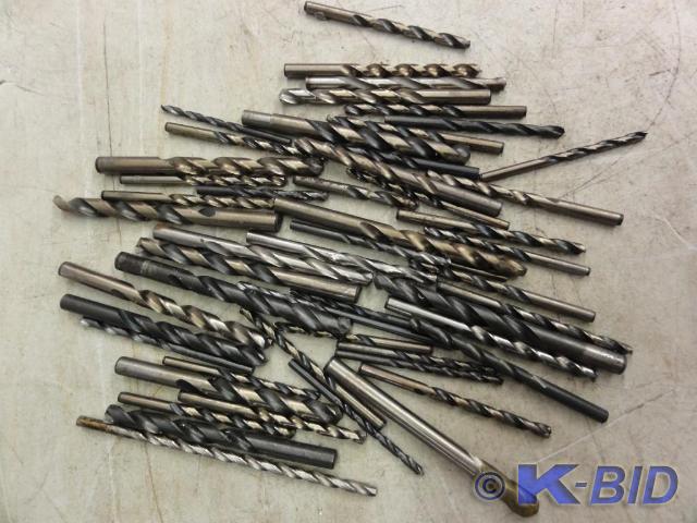 lot 63 image: (50) Assorted Drill Bits 316 up t...