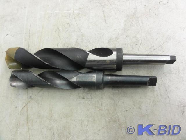 lot 80 image: (2) Morse Taper #4,MT4&nbspDrill B...