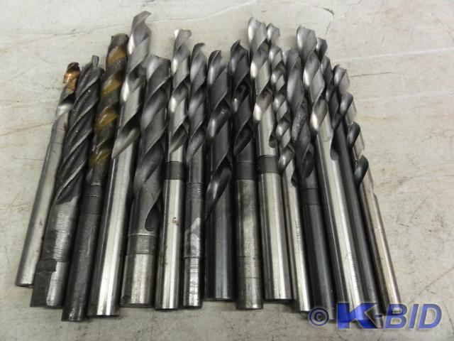 lot 83 image: (15) Assorted Drill Bits 2564 up ...