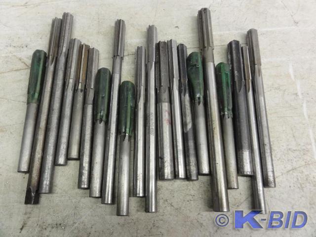 lot 91 image: (20) Assorted Reamers .4370 up to ...