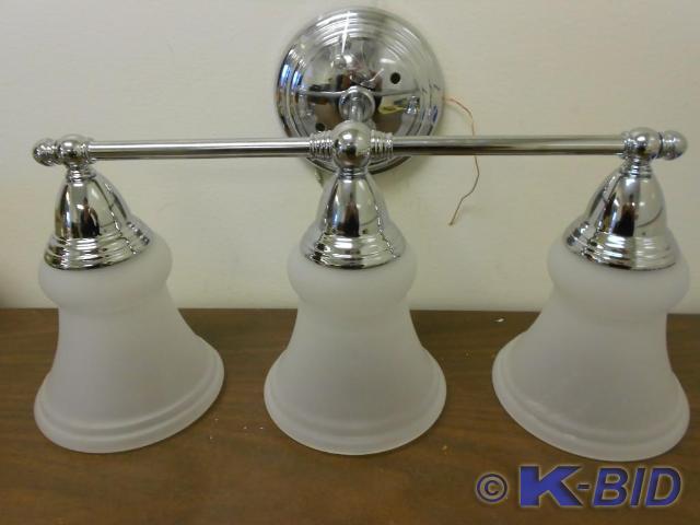 New 3 light chrome vanity sconce.