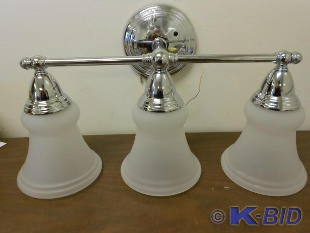 New 3 light chrome vanity sconce.