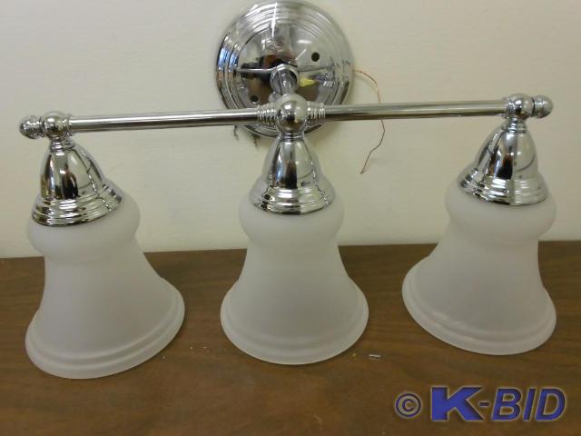 New 3 light chrome vanity sconce.