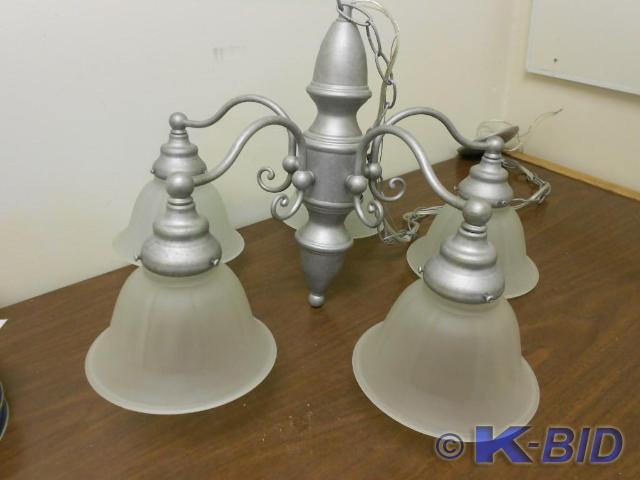 New 5 light hanging chandelier.