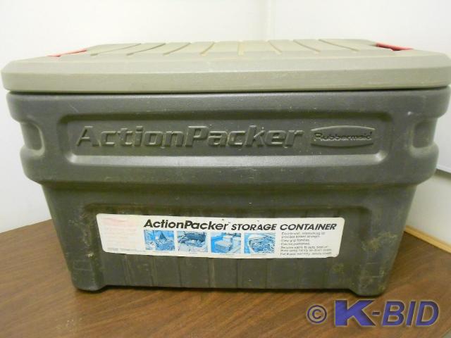 Rubbermaid Action packer, 24 Gallon...