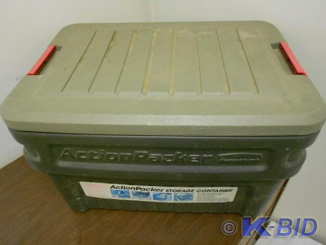 Used Rubbermaid Action Packer - 8 gal.