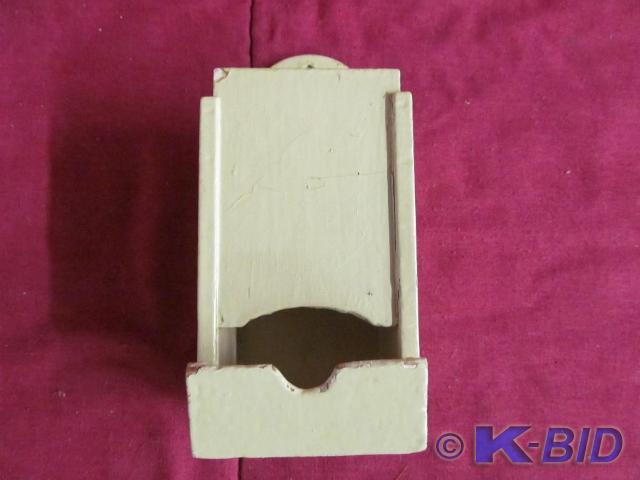 Vintage Wood Matchstick Holder