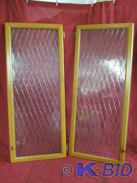 Pair of Cabinet Doors with Hinges a...