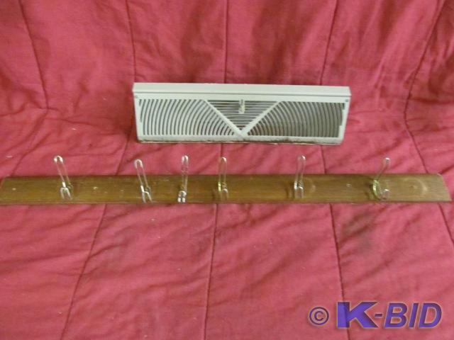 Coat Rack and Heat Register