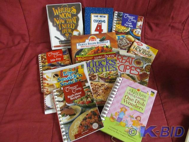 Group of Commercial Cookbooks