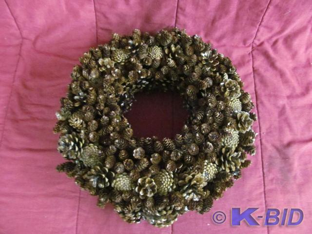 Pine Cone Wreath, 18 Diameter