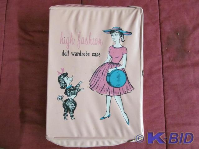 Vintage Doll Wardrobe Case