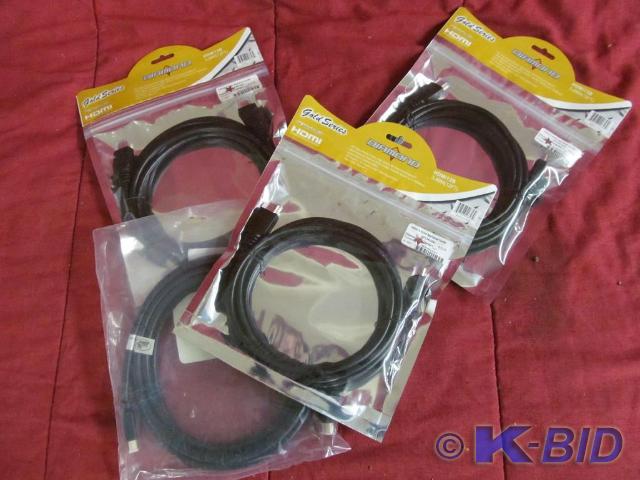 12 High Speed Cables (4) HDMI