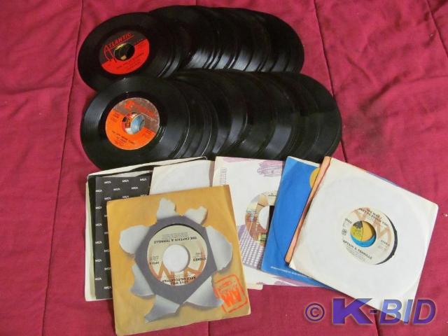 Large Variety of 45 Records - Capta...