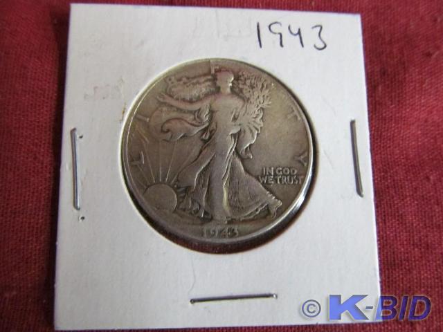 1943 Liberty Walking Half Dollar