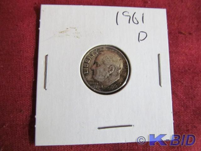 1961 D Roosevelt Dime