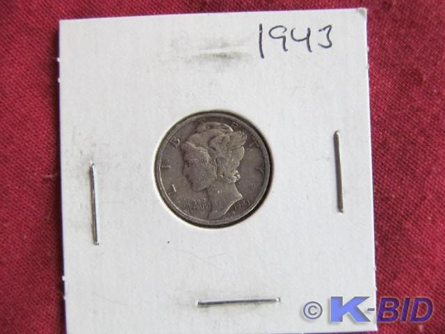 1943 Mercury Dime