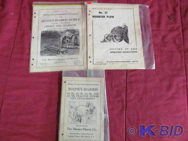 Operating Instruction Books, Massy-...