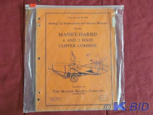 Massey-Harris Clipper Combine Servi...