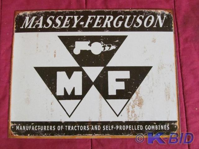 Massey-Ferguson Metal Tin Sign 12 ...