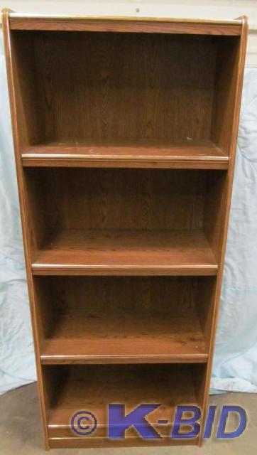 lot 139 image: Book Shelf with 4 Shelves, 59T x 2...