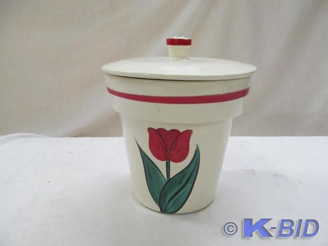lot 200 image: Hand Painted Cookie Jar
