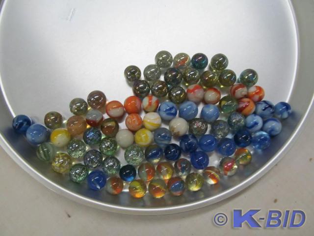 lot 211 image: Vintage Marbles