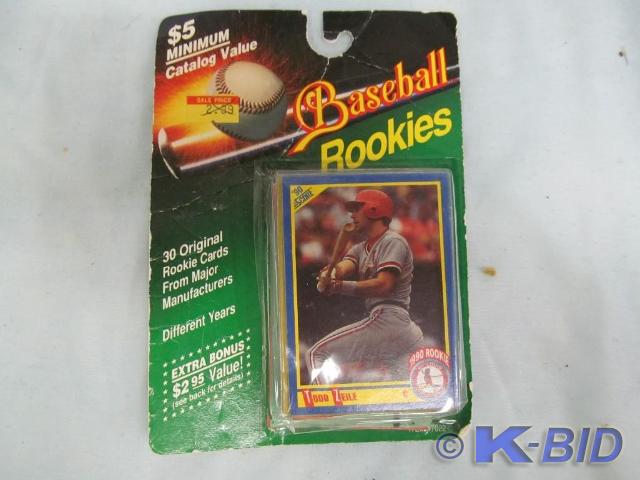 lot 23 image: Baseball Rookie Cards