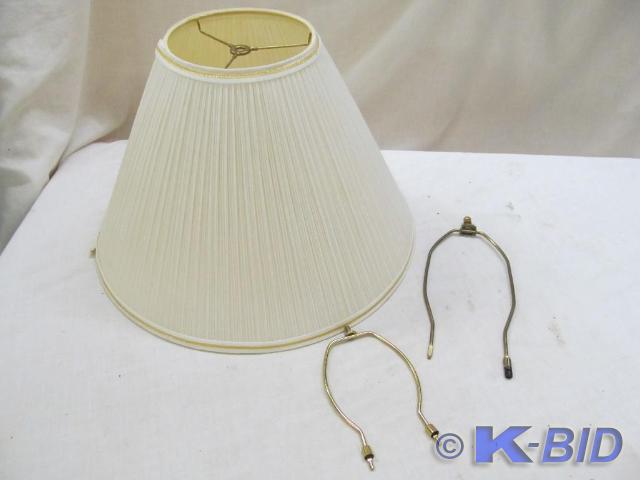 lot 243 image: Lamp Shade with Attachments 12H, 1...