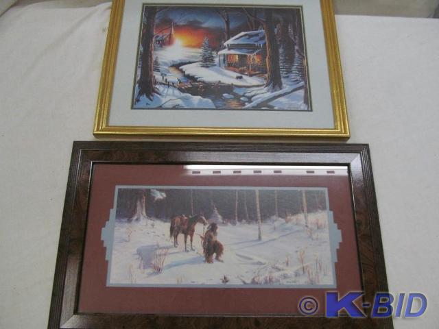 lot 248 image: 2 Indian Scene Pictures 16 x 25 a...