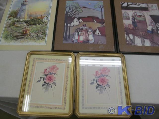 lot 249 image: 5 Pictures - Light House, 2 Farm Sc...