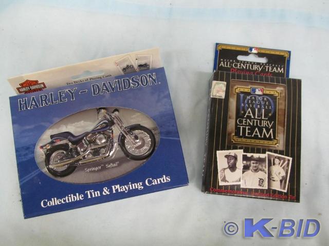 lot 26 image: Harley Davidson Collectors Tin and...