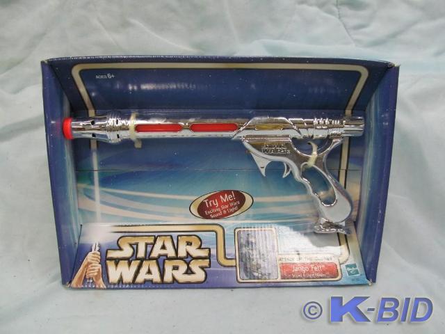 lot 33 image: Star Wars Jango Fett Sound and Ligh...